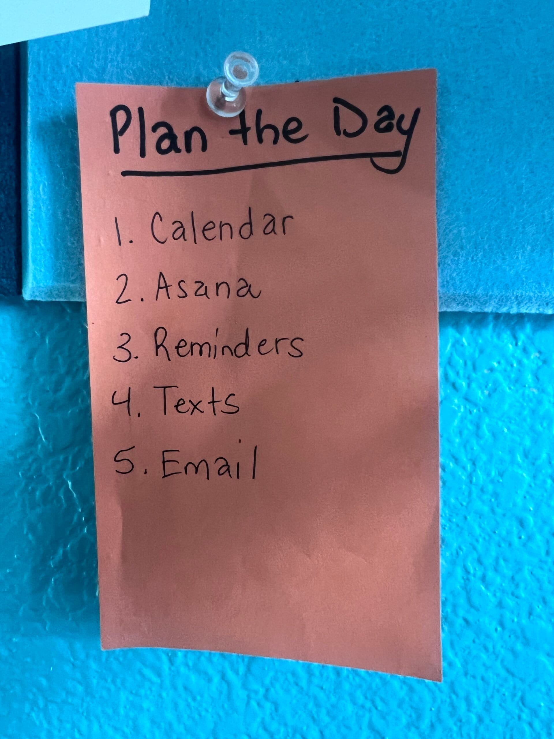 Jess's Daily Planning Post-It